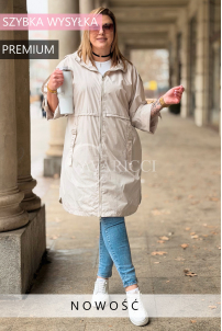 MILANA Kleid in Beige – Große Größen | Cavaricci.de