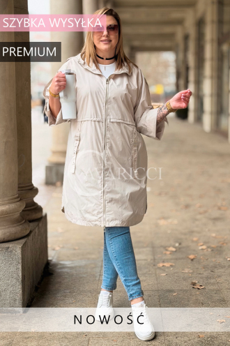 MILANA Kleid in Beige – Große Größen | Cavaricci.de