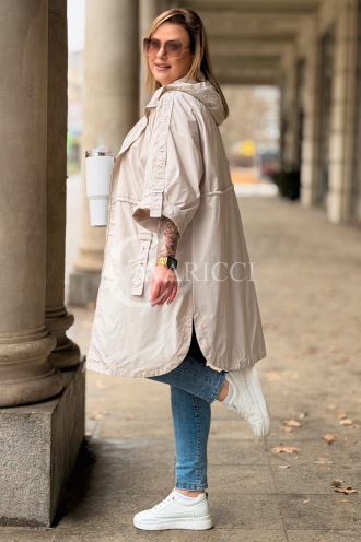 MILANA Kleid in Beige – Große Größen | Cavaricci.de