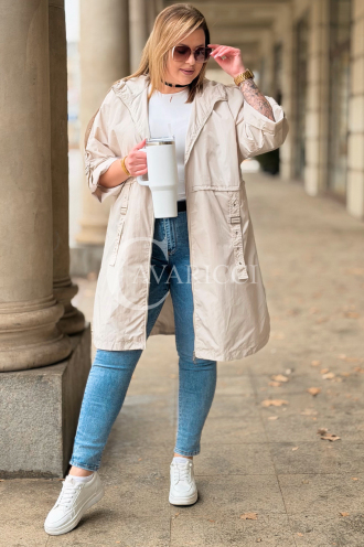 MILANA Kleid in Beige – Große Größen | Cavaricci.de