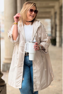 MILANA Kleid in Beige – Große Größen | Cavaricci.de