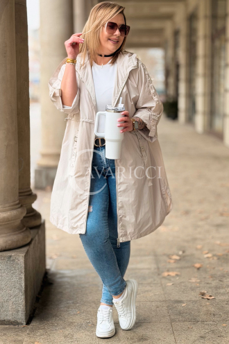 MILANA Kleid in Beige – Große Größen | Cavaricci.de