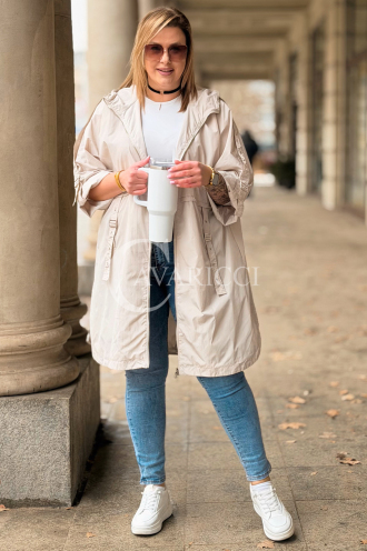 MILANA Kleid in Beige – Große Größen | Cavaricci.de