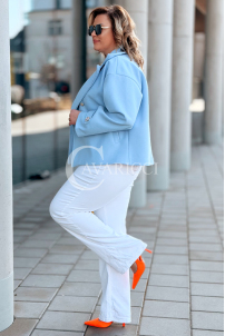VALERIA Kleid in Hellblau – Große Größen | Cavaricci.de