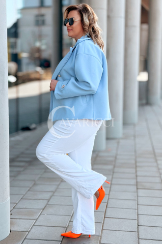 VALERIA Kleid in Hellblau – Große Größen | Cavaricci.de