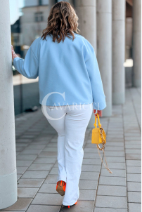 VALERIA Kleid in Hellblau – Große Größen | Cavaricci.de