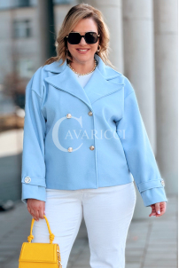 VALERIA Kleid in Hellblau – Große Größen | Cavaricci.de