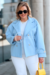 VALERIA Kleid in Hellblau – Große Größen | Cavaricci.de