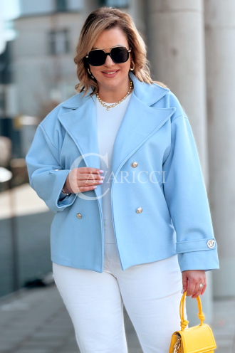 VALERIA Kleid in Hellblau – Große Größen | Cavaricci.de