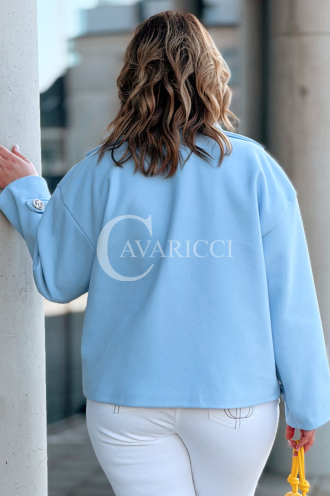 VALERIA Kleid in Hellblau – Große Größen | Cavaricci.de