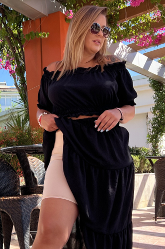 SAVANA Shorts in Nude – Große Größen | Cavaricci.de