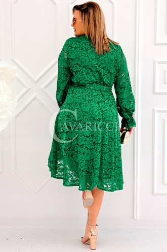CORTONA Kleid in Grün – Große Größen | Cavaricci.de