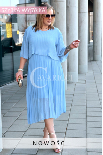 LETIZIA Kleid in Hellblau – Große Größen | Cavaricci.de