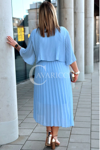 LETIZIA Kleid in Hellblau – Große Größen | Cavaricci.de