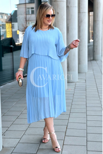 LETIZIA Kleid in Hellblau – Große Größen | Cavaricci.de