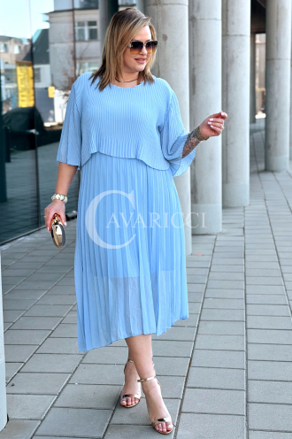 LETIZIA Kleid in Hellblau – Große Größen | Cavaricci.de