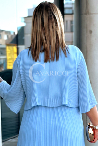 LETIZIA Kleid in Hellblau – Große Größen | Cavaricci.de
