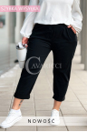 Spodnie ZANELLA – Mistrzynie Wygody z Elastyczną Talią Plus Size Kolor Czarny