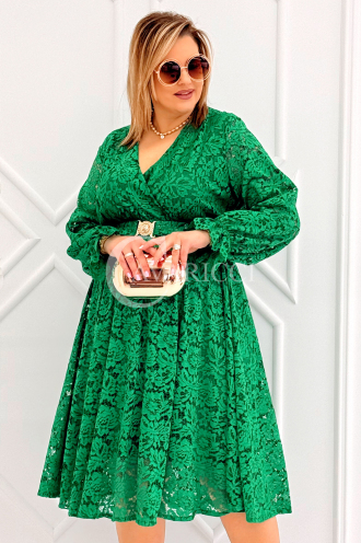 CORTONA Kleid in Grün – Große Größen | Cavaricci.de