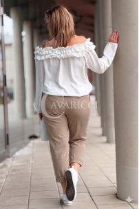 Hose in Taupe – Große Größen | Cavaricci.de