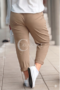 Hose in Taupe – Große Größen | Cavaricci.de