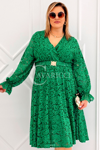 CORTONA Kleid in Grün – Große Größen | Cavaricci.de