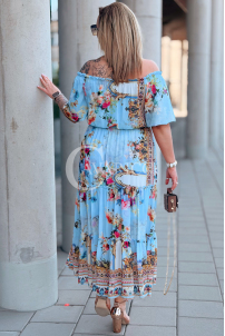 Kleid in Hellblau – Große Größen | Cavaricci.de
