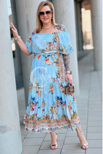 Kleid in Hellblau – Große Größen | Cavaricci.de
