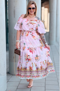 Kleid in Rosa – Große Größen | Cavaricci.de