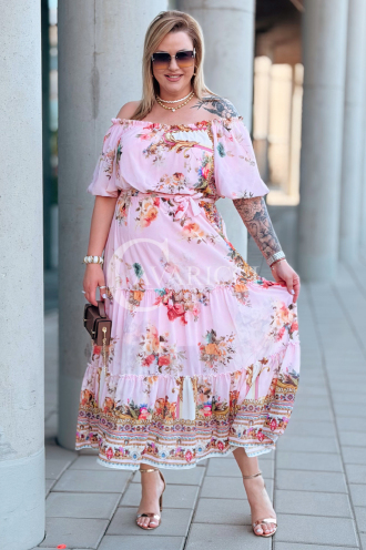 Kleid in Rosa – Große Größen | Cavaricci.de