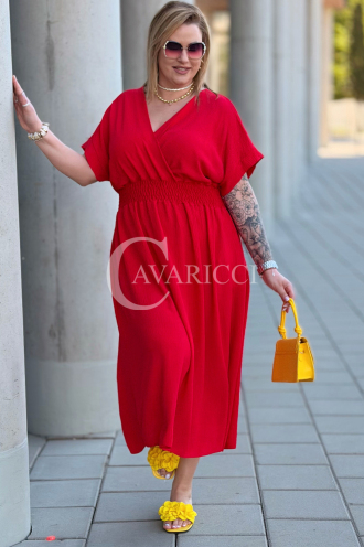 Kleid in Rot – Große Größen | Cavaricci.de