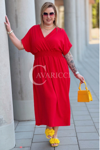 Kleid in Rot – Große Größen | Cavaricci.de