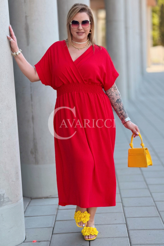 Kleid in Rot – Große Größen | Cavaricci.de