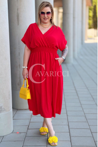 Kleid in Rot – Große Größen | Cavaricci.de