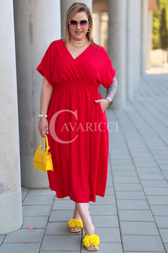Kleid in Rot – Große Größen | Cavaricci.de