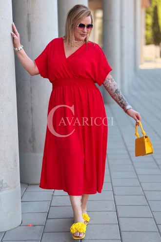 Kleid in Rot – Große Größen | Cavaricci.de