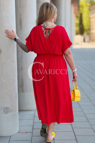 Kleid in Rot – Große Größen | Cavaricci.de
