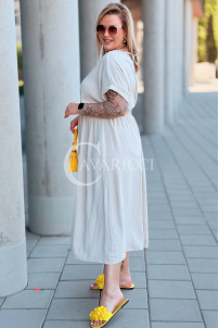 Kleid in Beige – Große Größen | Cavaricci.de