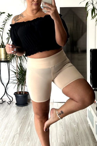 SAVANA Shorts in Nude – Große Größen | Cavaricci.de