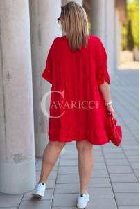 Kleid in Rot – Große Größen | Cavaricci.de
