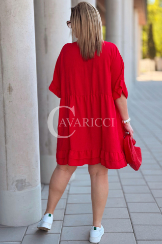 Kleid in Rot – Große Größen | Cavaricci.de