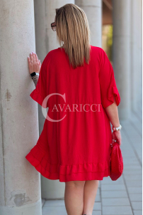 Kleid in Rot – Große Größen | Cavaricci.de