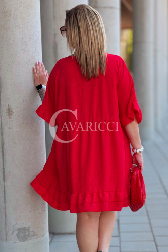 Kleid in Rot – Große Größen | Cavaricci.de