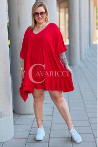 Kleid in Rot – Große Größen | Cavaricci.de