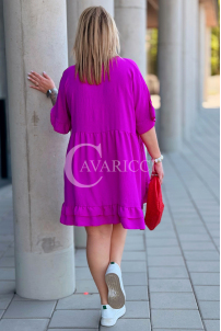 Kleid in Fuchsia – Große Größen | Cavaricci.de