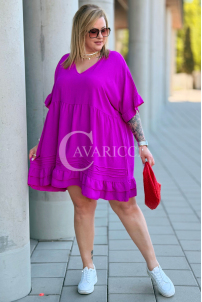 Kleid in Fuchsia – Große Größen | Cavaricci.de