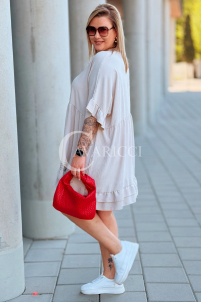 Kleid in Beige – Große Größen | Cavaricci.de