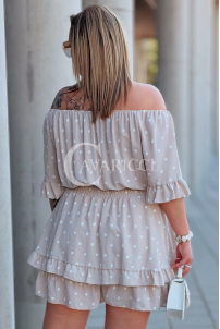 Jumpsuit in Taupe – Große Größen | Cavaricci.de