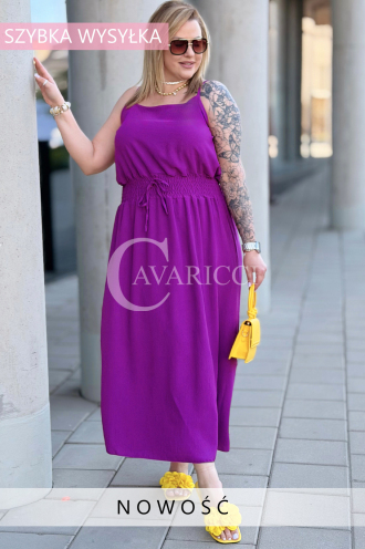 Kleid in Purpur – Große Größen | Cavaricci.de