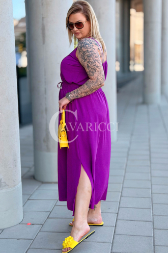 Kleid in Purpur – Große Größen | Cavaricci.de